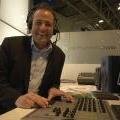 Im Studio des Messeradios 100,0